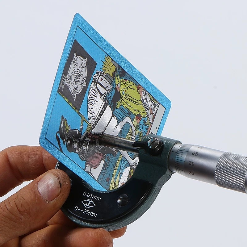 Azure Spiral Eye Foil Tarot: Spirit Eye Edition Waterproof 78-Card Deck