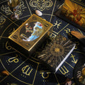 Ethereal Horizon: Panoramic Gold Foil Tarot Deck — Luxurious Rider-Waite-Smith Edition