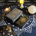 Gilded Midnight: Black & Gold Foil Tarot Deck | Premium Rider-Waite Smith Edition