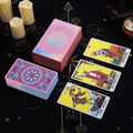 Rose Kaleidoscope Mandala Tarot: Iridescent Gilded 78-Card Deck