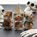 Skull Sharp Edge Polyhedral Dice Set
