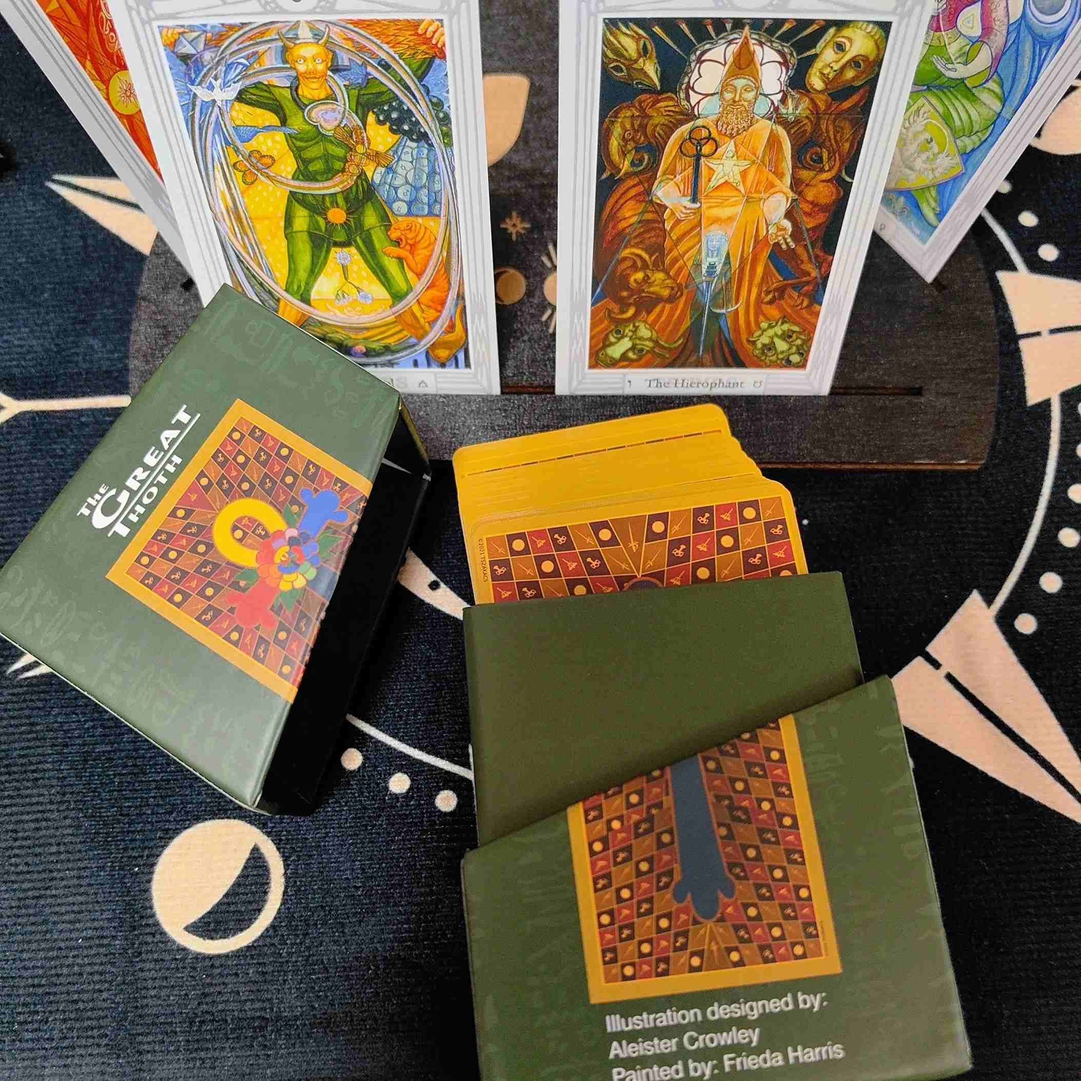 The Great Thoth Tarot Deck — Aleister Crowley & Frieda Harris Edition