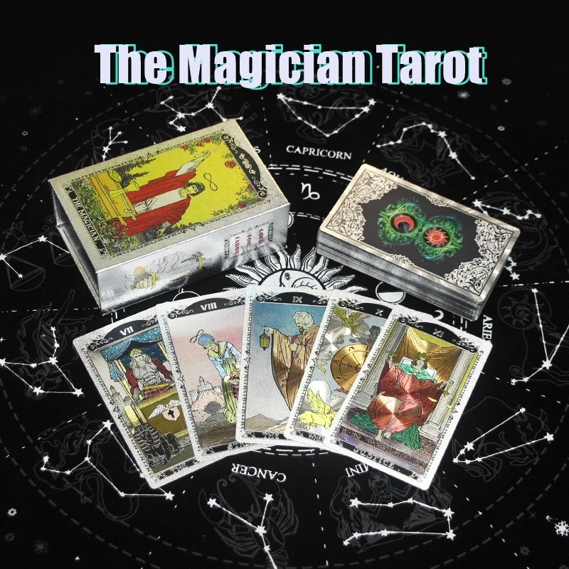 The Magician’s Mandala: Gold Foil Tarot — Luxury Black & Gold Edition
