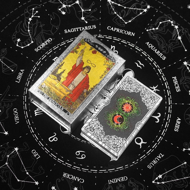 The Magician’s Mandala: Gold Foil Tarot — Luxury Black & Gold Edition